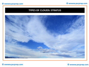 Types of Clouds-Stratus